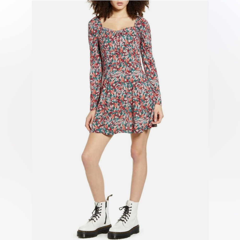 Floral Long Sleeve Dress